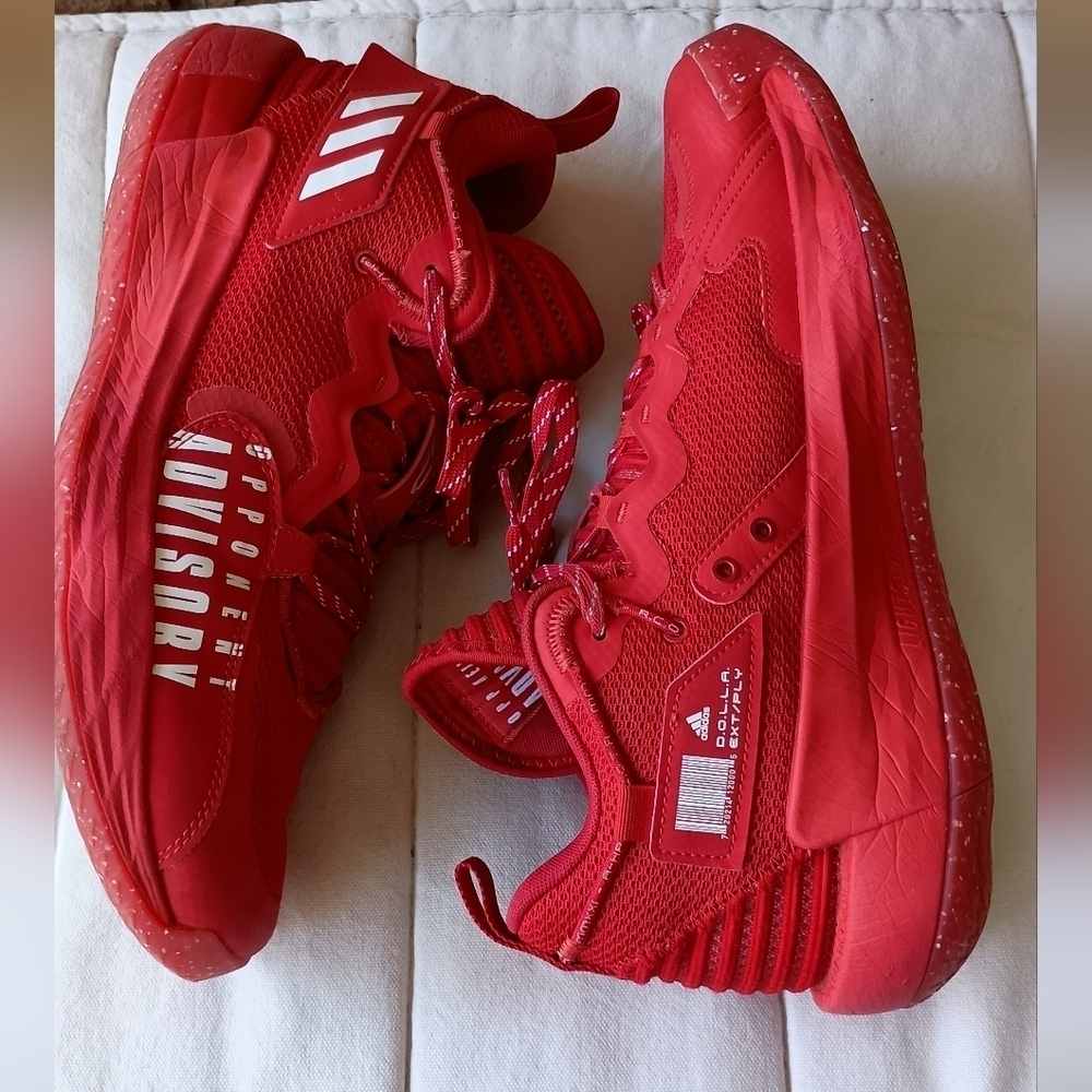 Adidas Red Opponent Advisory Athletic Sneaker_12
